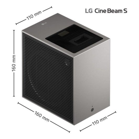 Proyector LG CineBeam S UHD 4K 500 Lúmenes 100" Láser DLP Smart TV Tiro Ultracorto