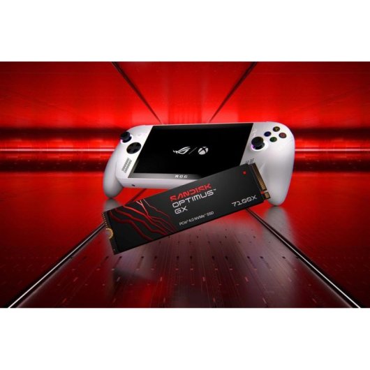 Disco Duro SanDisk Optimus GX 7100X 4TB M.2 SSD 7000MB/s Gaming