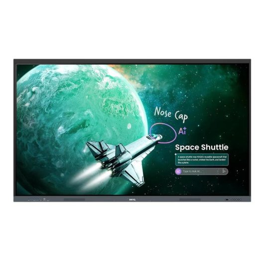 Tableau blanc interactif BenQ RE8605E 86" 4K Ultra HD tactile 50 points