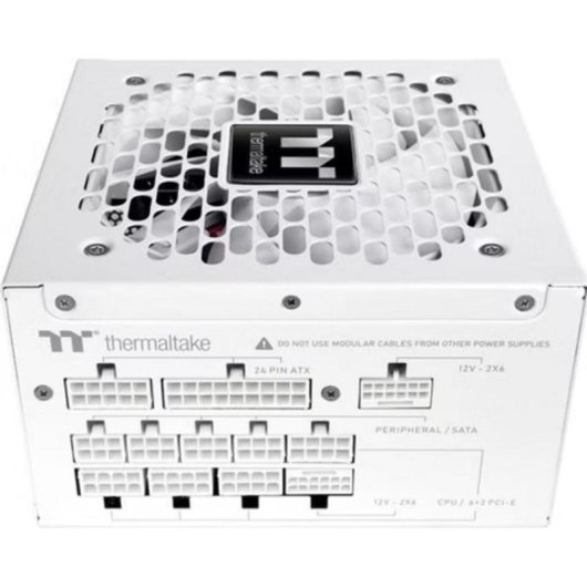 Fuente de alimentación Thermaltake Toughpower XT 1200W 80+ Gold modular blanca