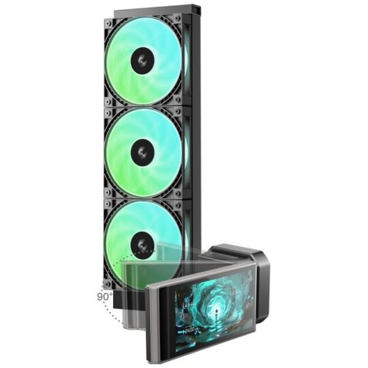 Refrigerazione Liquida Deepcool LT360 VISION ARGB 360mm 3 Ventole ARGB