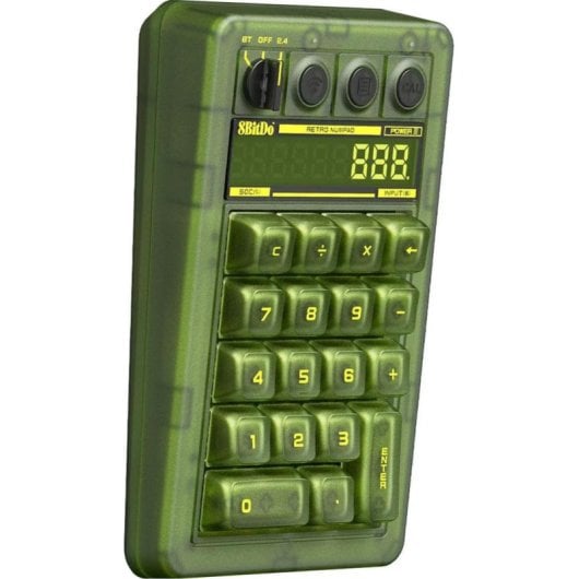 Teclado 8bitdo Mechanical Numpad Xbox Edition mecânico hot-swap modo duplo verde