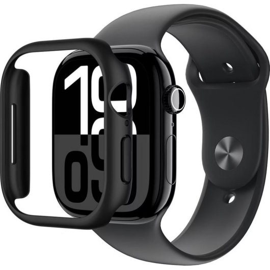 Amazingthing Minimal Case Hülle Apple Watch Series 10 46mm Schwarz