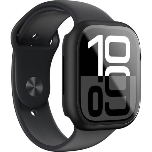 Schutzhülle Amazingthing Apple Watch Series 10 46mm/42mm Polycarbonat Schwarz