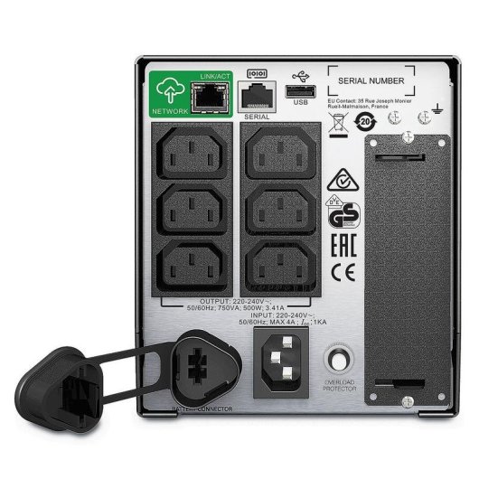 Sai APC 750VA Blei-Säure Batterie 15 Minuten SmartConnect LCD