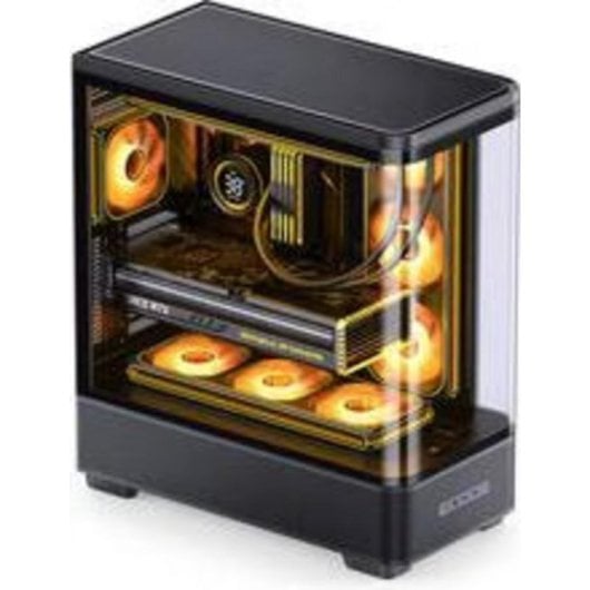 Case PC Jonsbo TK-5 Black Midi Tower Vetro ATX