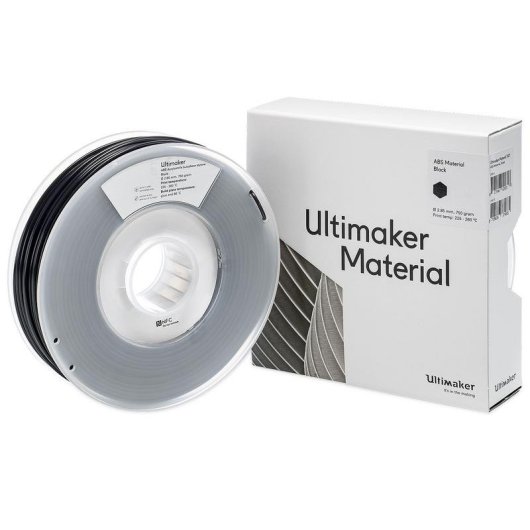Filament ABS Ultimaker ULTIMAKER ABS NOIR 2,85 mm Noir 750 g Original