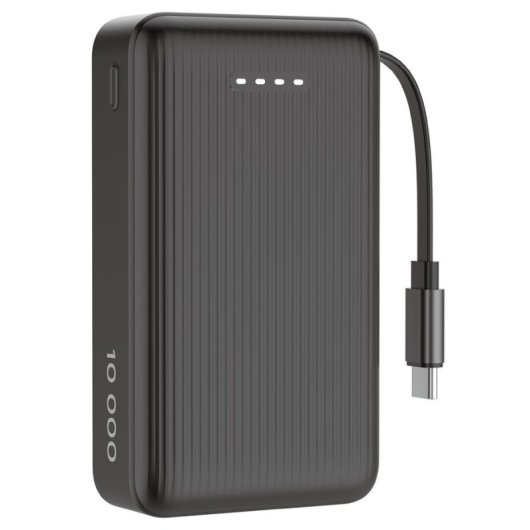 Powerbank Deltaco PB-CC102 10000 mAh USB-C 20W Schwarz