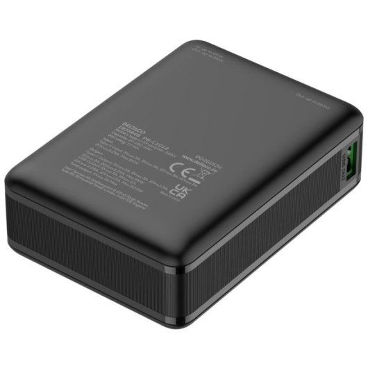 Powerbank Deltaco PB-C1012 20000 mAh 65W USB-C Schwarz