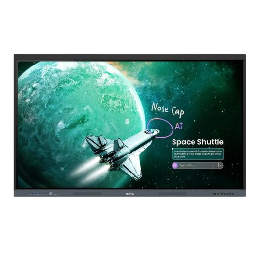 Lavagna interattiva BenQ RE6505E 65" 4K Ultra HD Android tattile 50 punti