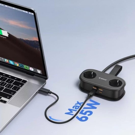 Steckdosenleiste Orico AP3 5 Steckplätze USB-A USB-C mit Schutz und App