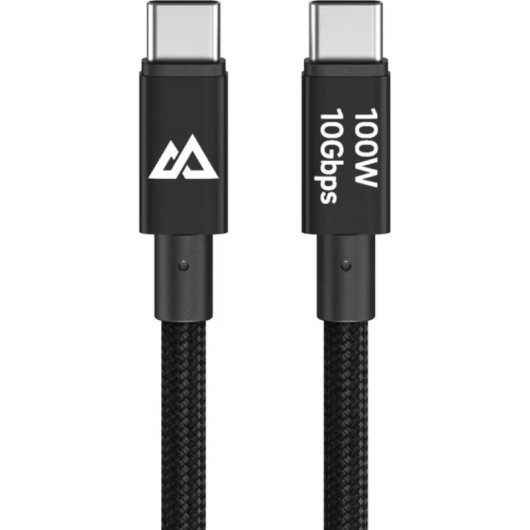 Cabo USB-C Black Rock 1,2 m USB 3.2 Gen 1 100 W