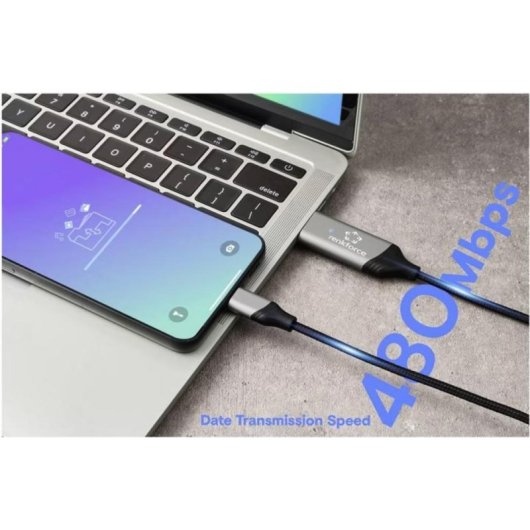 Cavo USB-C Renkforce RF-7116126 2 m Schermato Rame
