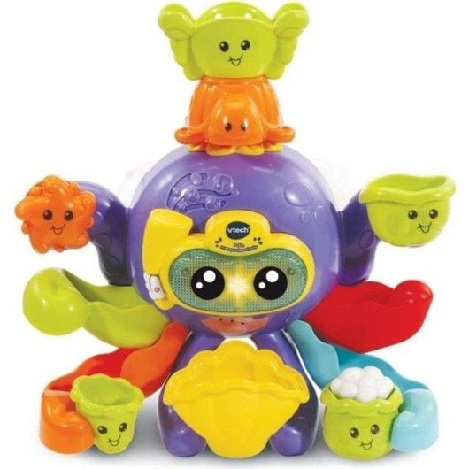 Juguete de baño VTech Polo Mon Poulpe Rigolo interactivo con luz y sonido