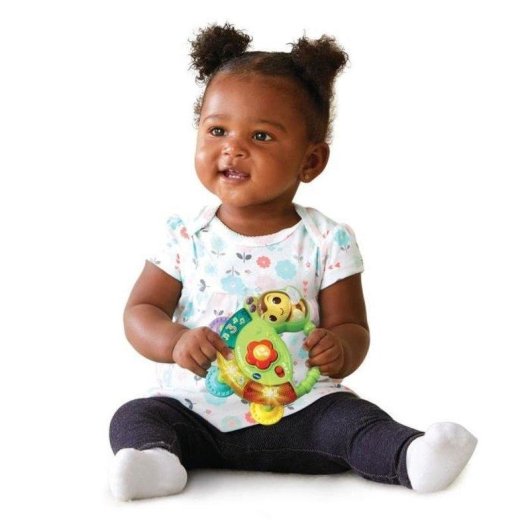 Pandereta Interactive VTech Lumi Tambourin avec Lumières et Capteur de Mouvement