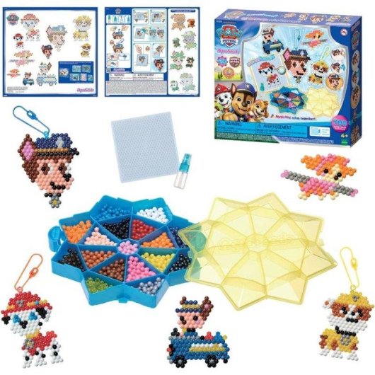 Aquabeads Pat' Patrouille Mega Kreativ-Set 800 Bunte Perlen Mit Sprühflasche
