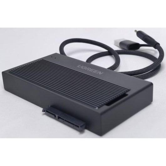 Ugreen SSD Gehäuse 2 in 1 M.2 + SATA USB Adapter Magnetisch Dunkelgrau