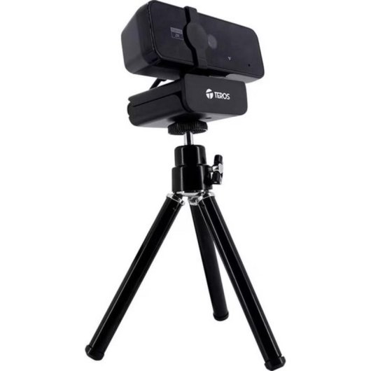 Webcam Teroson TE-9072 QHD 2 Mpx con anello LED e autofocus