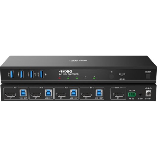 Conmutador KVM Aten InLine 57885J 4 puertos DisplayPort 4K 60Hz