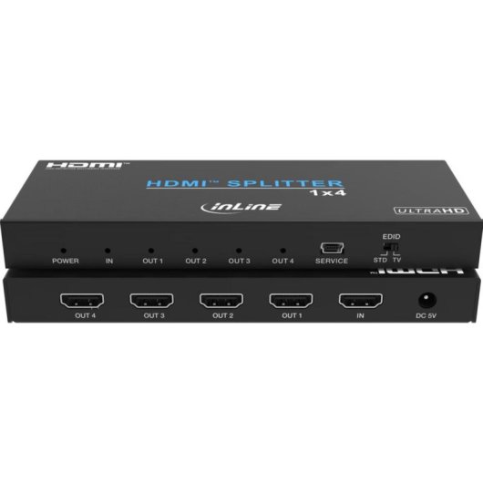HDMI Splitter C2G InLine 1x4 4K UHD 60Hz