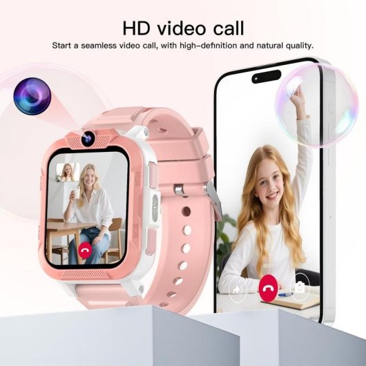 Blackview Z40 pro pink 4G GPS 1,85" LCD Rosa Silicone IP68