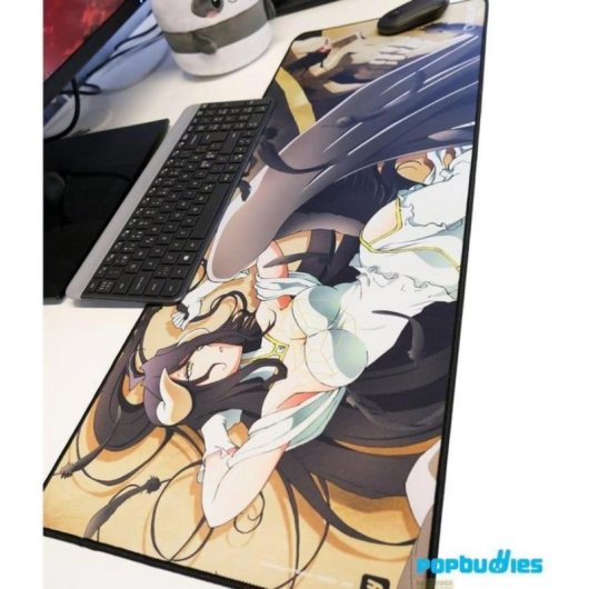 Mauspad POPbuddies Overlord XXL Albedo und Ainz Rutschfeste Gummibasis