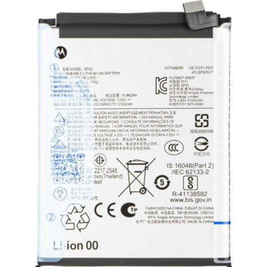 Motorola 68954293 4G 2,8" Telefono con Tasti SBTi Grigio