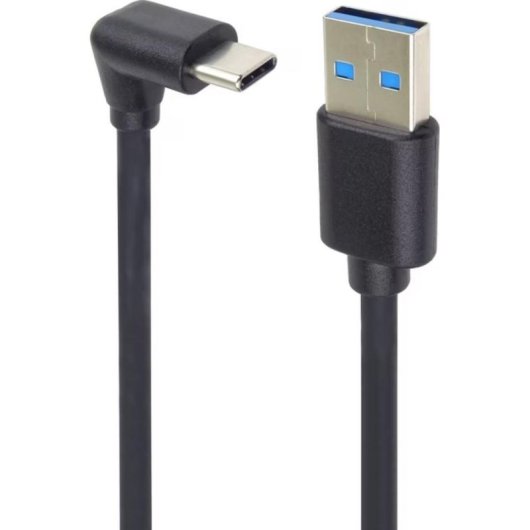 Câble USB-C PremiumCord USB-A à USB-C 3 m Connecteur Angulaire Noir