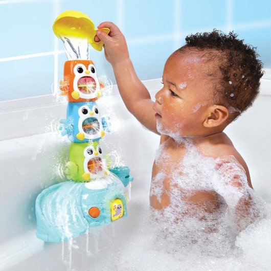 Juguete de baño VTech 1,2,3 Empilo Penguins interactivo apilable musical