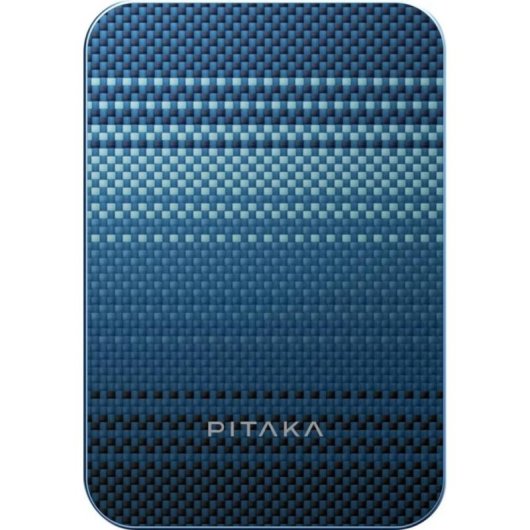 Powerbank Pitaka Fibra de Aramida Qi2 MagSafe 5000 mAh 20W Azul