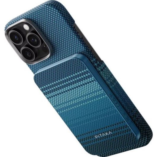 Powerbank Pitaka Fibra de Aramida Qi2 MagSafe 5000 mAh 20W Azul
