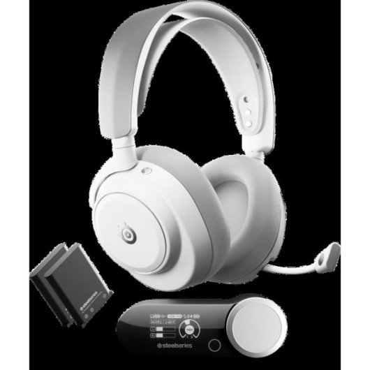 Auriculares SteelSeries Arctis Nova Pro Omni inalámbricos Bluetooth y RF con cancelación de ruido blancos