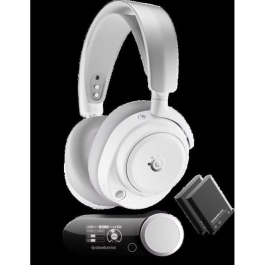 Auriculares SteelSeries Arctis Nova Pro Omni inalámbricos Bluetooth y RF con cancelación de ruido blancos