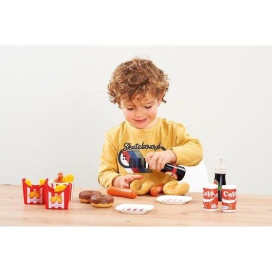 Jeu de rôle Ecoiffier Hot Dog Playset avec 25 accessoires multicolores