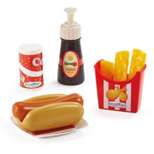 Jeu de rôle Ecoiffier Hot Dog Playset avec 25 accessoires multicolores