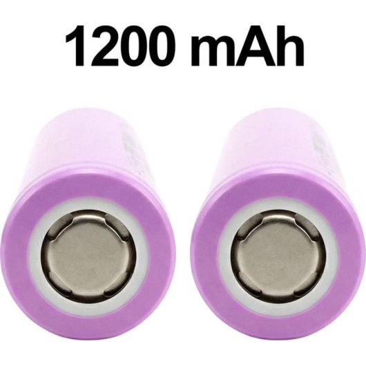 Wiederaufladbarer Avizar Li-Ion Akku 3.7V 1200mAh Set mit 2 Stück