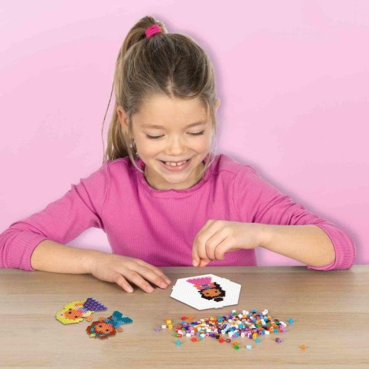 SES Creative Bügelperlen-Set Prinzessinnen und Tiere 1600 Multicolor Perlen