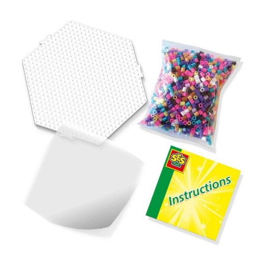 SES Creative Bügelperlen-Set Prinzessinnen und Tiere 1600 Multicolor Perlen