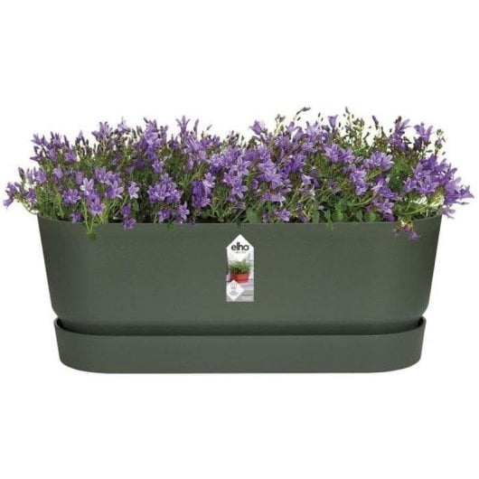 Fioriera Elho Greenville Ovale 49 cm Plastica Riciclata Verde Foglia