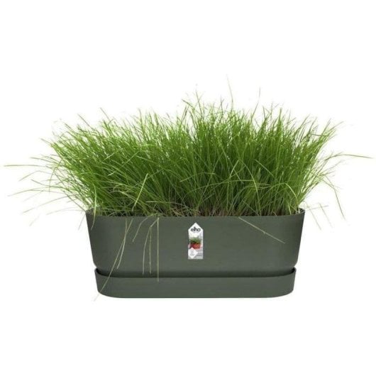 Fioriera Elho Greenville Ovale 49 cm Plastica Riciclata Verde Foglia