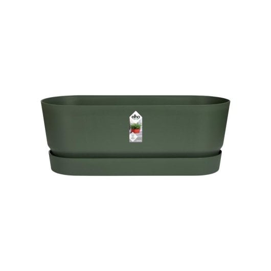 Fioriera Elho Greenville Ovale 49 cm Plastica Riciclata Verde Foglia