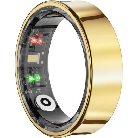 Anillo inteligente Avizar R09 Talla 8 Bluetooth IP68 Autonomía 7 días iOS/Android Oro