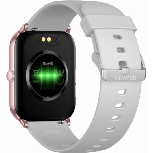 Gravity GT36-2 Bluetooth GPS 45mm Roségold Correa Gris IP68