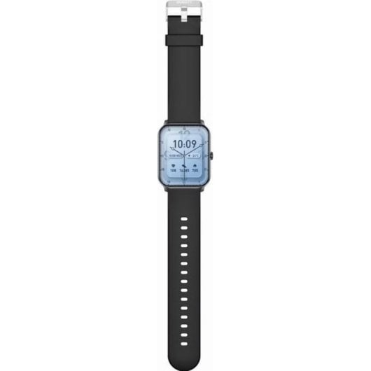 Gravity GT36-5 Bluetooth 1,85" Noir Bracelet Silicone Noir IP68 Tensiomètre