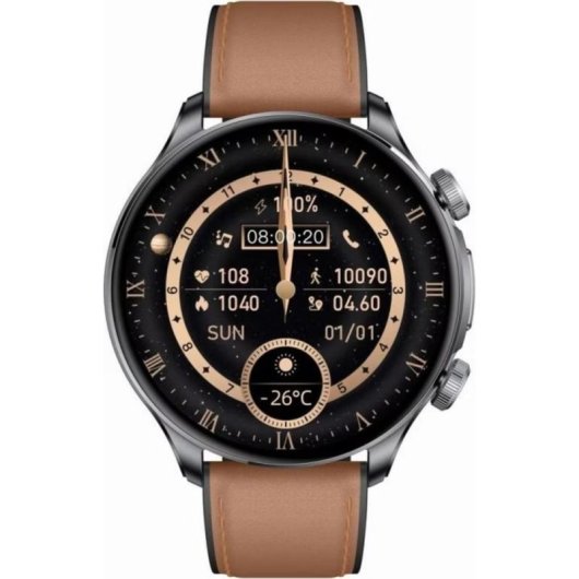 Gravity GT35-1 Bluetooth GPS 1,6" Negro Correa M/L Detección de estrés