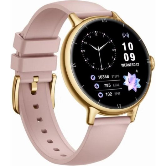 Gravity GT33-1 Bluetooth GPS 41mm Oro Correa Milanaise IP68 Pulsómetro Tensiómetro