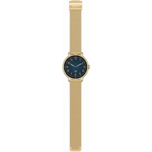 Gravity GT33-1 Bluetooth GPS 41mm Oro Correa Milanaise IP68 Pulsómetro Tensiómetro