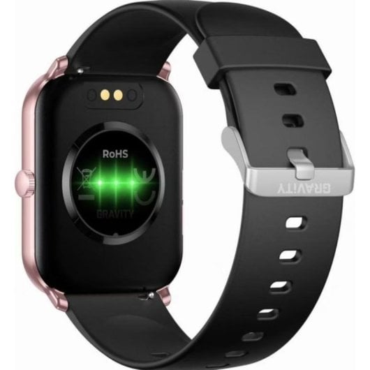 Gravity GT36-3 Bluetooth 1,85" Rose Gold Noir 22 mm IP68 Tensiomètre Pulsomètre