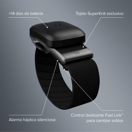 Pulsera de actividad WHOOP Peak 5.0 Bluetooth Polímero de litio 232 mAh Coaching personalizado