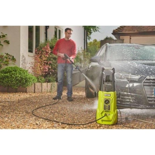 Nettoyeur haute pression Ryobi Ry130pwa 1800 W 130 Bar 420 L/h avec accessoires